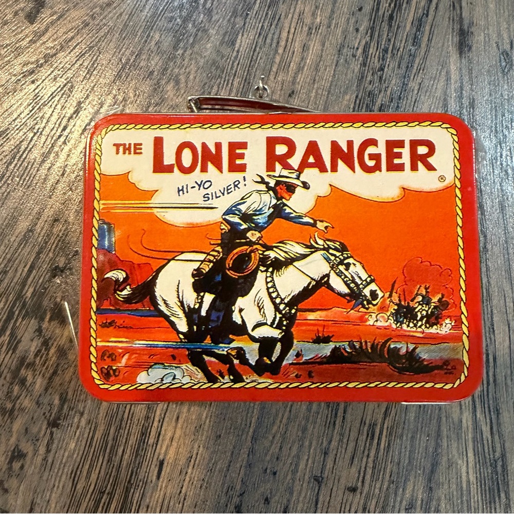 Vintage Hallmark Keepsake The Lone Ranger Lunchbox Ornament (1997)